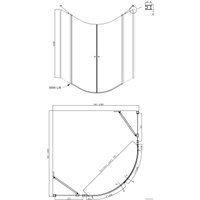 Душевой уголок Ambassador Set 13011102-ST12