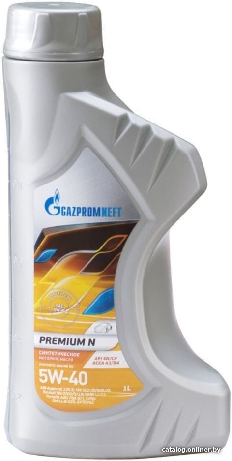 Моторное масло Gazpromneft Premium N 5W-40 1л