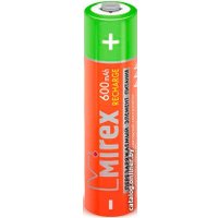 Аккумулятор Mirex AAA 600mAh 4 шт HR03-06-E4