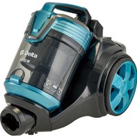 Пылесос Delta DL-0852 (черный/бирюзовый)