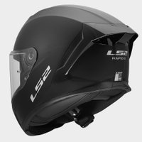 Мотошлем LS2 FF820 Rapid III Solid (XL, черный матовый)