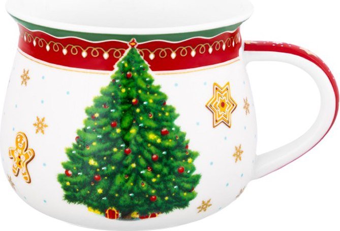 

Чашка Elan Gallery Новогодняя елка 420688 (красный узор)