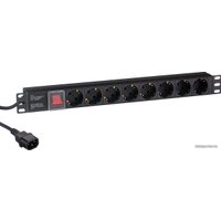 Блок розеток ExeGate ServerPro PDU-19H806 Al-8S-C14-3CU-SW