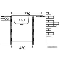 Кухонная мойка Kromevye EC 259 D