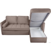 Угловой диван Puffo Ливерпуль Velvet Latte