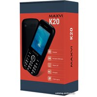 Кнопочный телефон Maxvi K20 (черный)