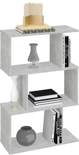 Стеллаж Polini Kids Home Smart Фигурный 3 секции 0002271.75 (бетон)