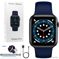 Умные часы Globex Urban Pro V65s (черный/темно-синий)