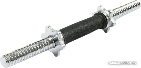Гриф гантельный  Atlas Sport 25x350 мм 1.35 кг (полнотелый, с резиновой ручкой)