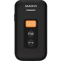 Кнопочный телефон Maxvi E5 up (черный)