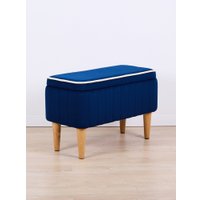 Банкетка MONOFIX Амма с ящиком (синий №26)