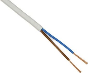 Шнур ВЭКЗ ШВВП 2x0.75 (белый)