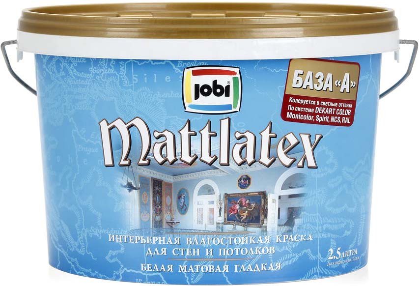 Краска Jobi Mattlatex (2.5 л)