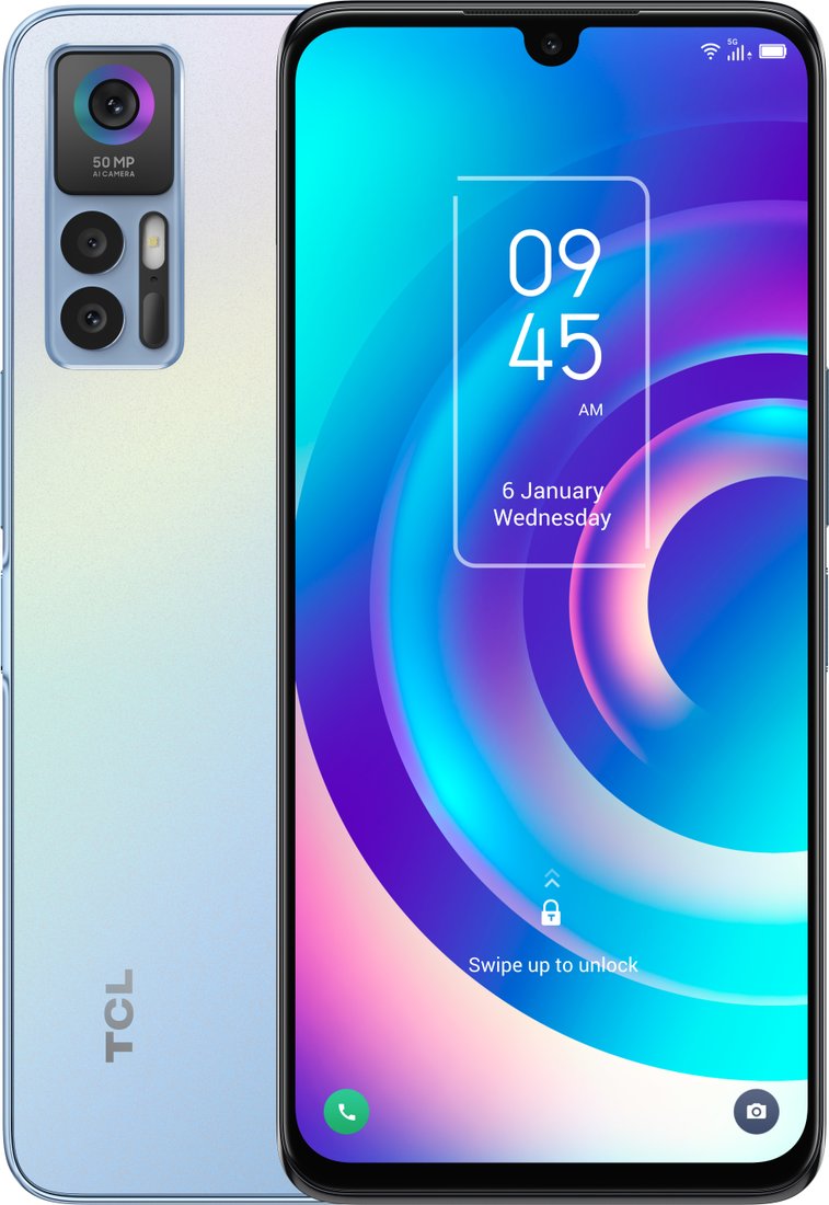 

Телефон TCL 30 5G 4GB/128GB (светло-голубой)