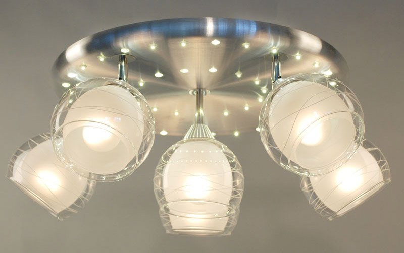 

Припотолочная люстра Citilux Самба (алюминий/хром) [CL158162]