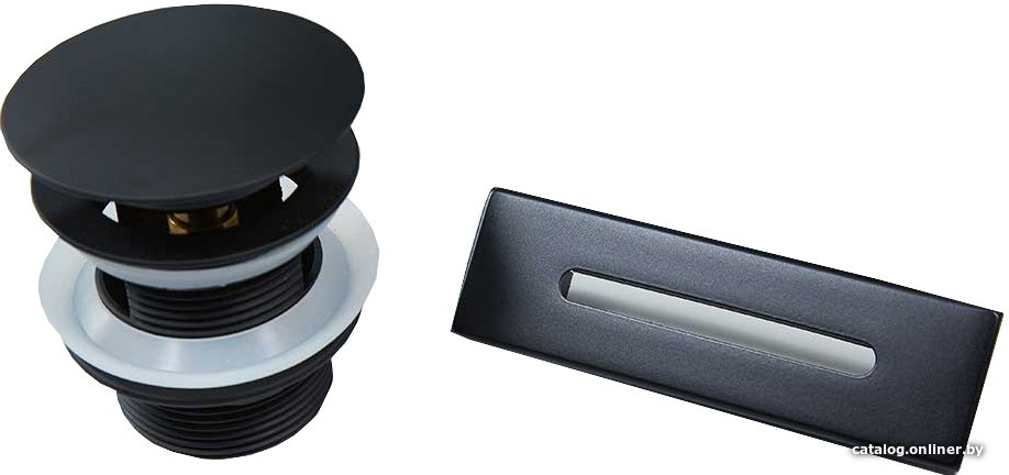 Донный клапан Vincea VDR-4B (черный)