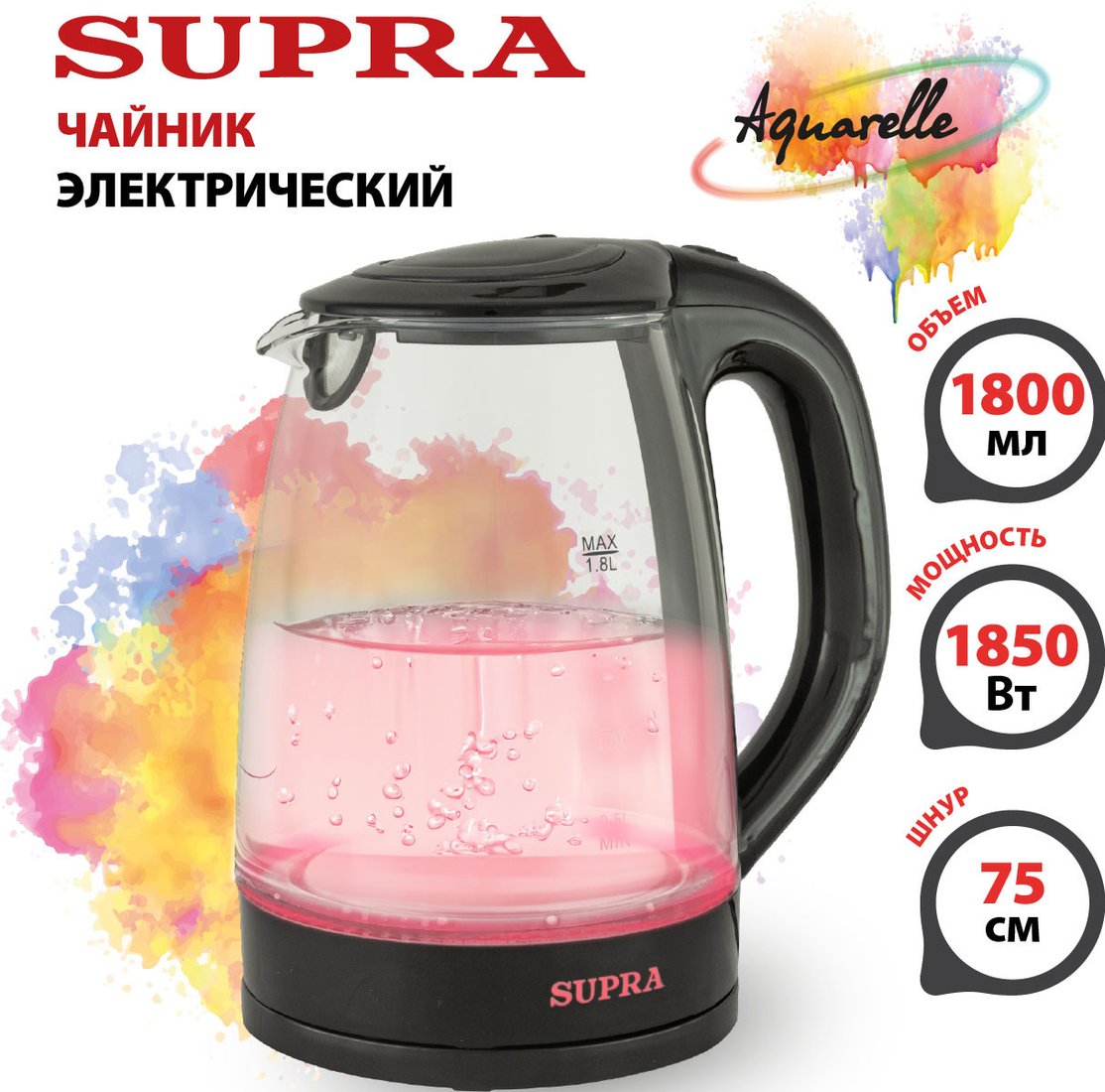 

Электрический чайник Supra KES-1811G