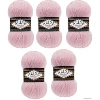 Пряжа для вязания Alize Superlana 161 (280 м, пудровый, 5 мотков)