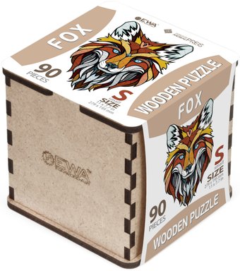 Eco-Wood-Art Лис S в деревянной упаковке (90 эл)