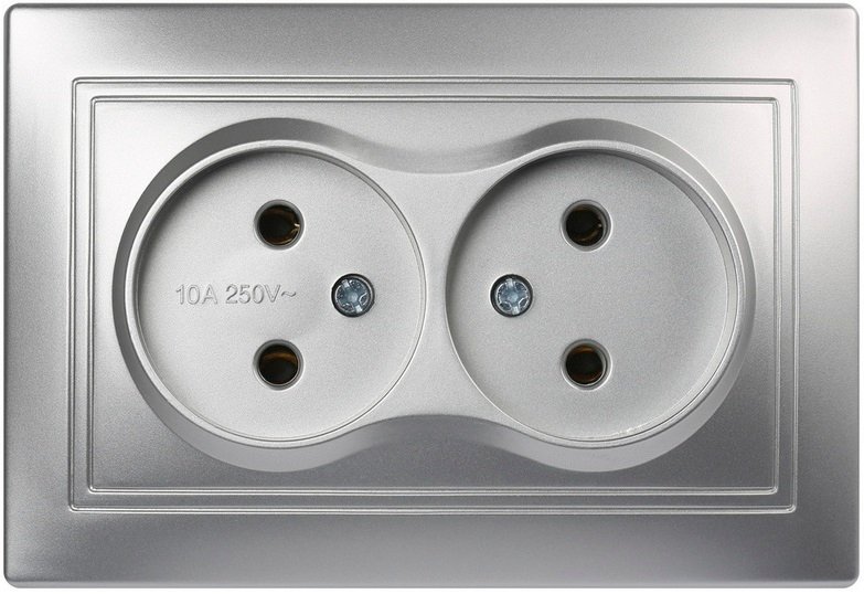 Розетка SmartBuy Венера SBE-01s-10-S2-N-c