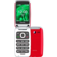 Кнопочный телефон Fontel FL280 (красный/белый)