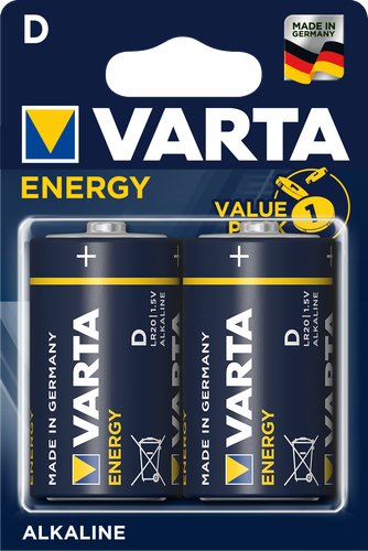 Батарейка Varta Energy D 2 шт.