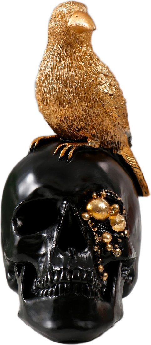 Статуэтка Sima-Land Птица на черном черепе 10200661