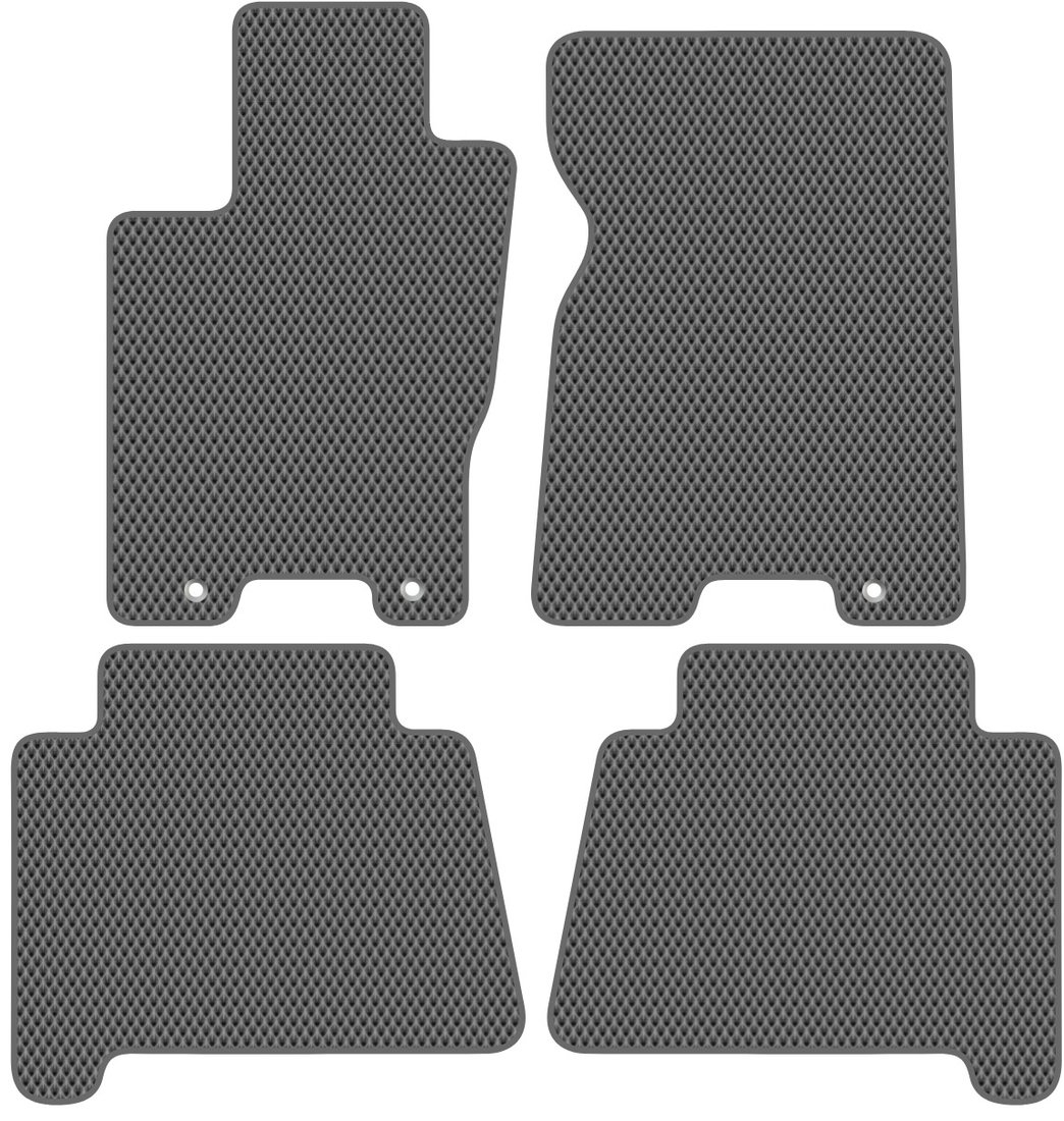 

Комплект ковриков для авто Alicosta Kia Mohave I (suv / HM) 2008 - Н.В. (серый, ромб)