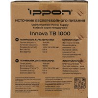 Источник бесперебойного питания IPPON Innova TB 1000 2050420