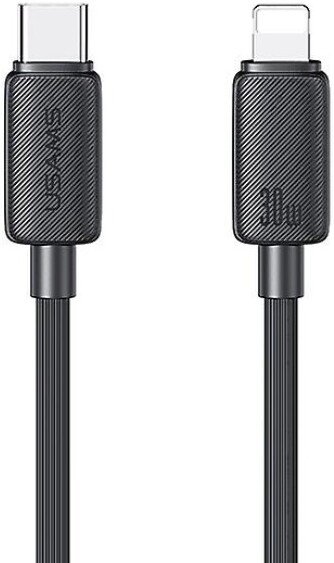 

Кабель Usams US-SJ692 USB Type-C - Lightning (1 м, черный)