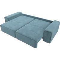 Угловой диван Лига диванов Лига-029 левый 121925L (велюр бирюзовый)