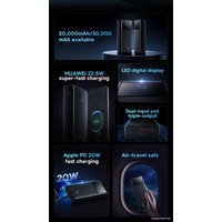 Внешний аккумулятор Baseus Star-Lord Digital Display Fast Charge Power Bank 30000mAh (черный)