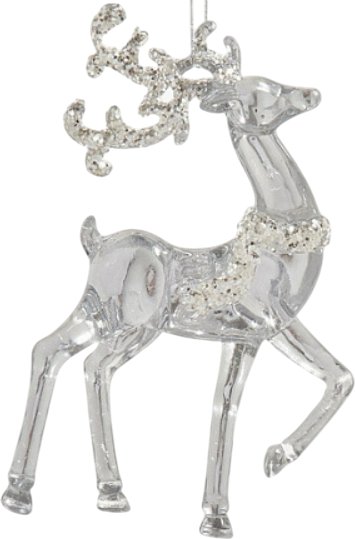 

Елочная игрушка Kurt S. Adler Christmas 2025 Кристальный олень T3597