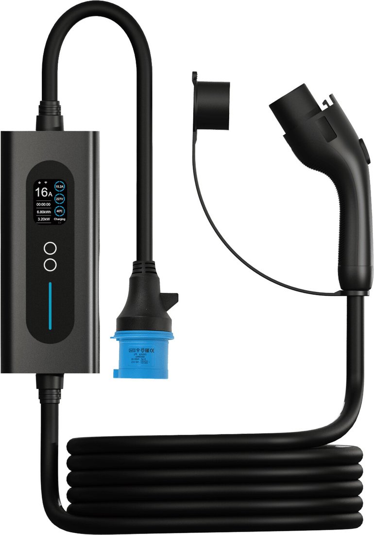 Зарядная станция Laimao GBT 220В 32A Wi-Fi 7 м