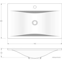 Умывальник Madera Pulsus 70