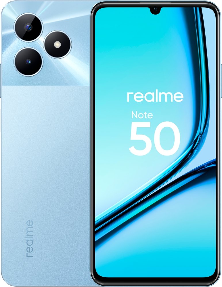 

Телефон Realme Note 50 4GB/128GB (небесный голубой)