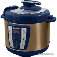 Мультиварка-скороварка Lumme LU-1450 (золотой сапфир)