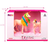 Набор фигурок Masai Mara Мир фэнтези. Семья белых единорогов MM206-404
