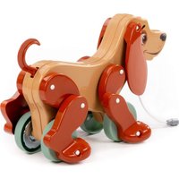 Игрушка-каталка Полесье Собака Боби 48718 (бежевый/коричневый)
