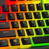 Набор кейкапов HyperX Pudding Keycaps 2 (104 шт, черный, без кириллицы)