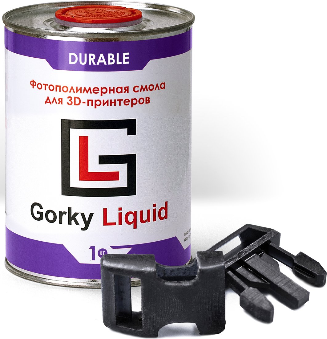 

Фотополимер Gorky Liquid Durable 1 кг (черный)