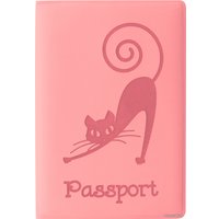 Обложка для паспорта Staff Кошка 237615 (персиковый)