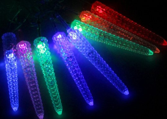 

Новогодняя гирлянда Luazon Метраж Сосульки 8 см Led-20 (5 м, мульти) [185511]