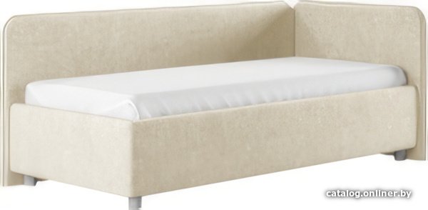 Кровать-тахта Сонум Capri R 90x200 (микровелюр кремовый)
