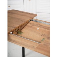 Кухонный стол Listvig Винер Mini R раздвижной (дуб табачный/черный) в Бресте