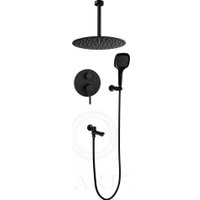 Душевая система  Filarete Roun FL1027 (Черный матовый)