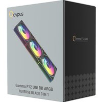 Комплект вентиляторов для корпуса Ocypus Gamma F12 Uni BK ARGB Reverse Blade 3IN1