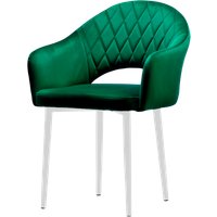 Стул Памир София F74 Поворотный (зеленый/белая опора)