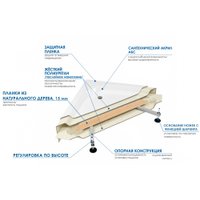 Душевой поддон Wemor 100/80/44 L