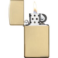 Зажигалка Zippo Slim High Polish Brass [1654B-000156]